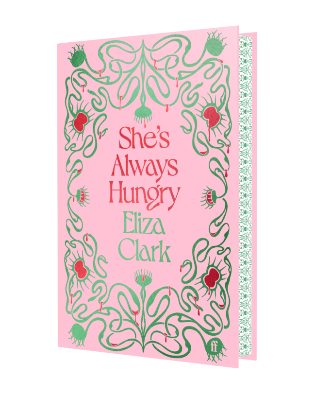 Packshot of exclusive She's Always Hungry indies and website limited edition Packshot of exclusive She's Always Hungry indies and website limited edition