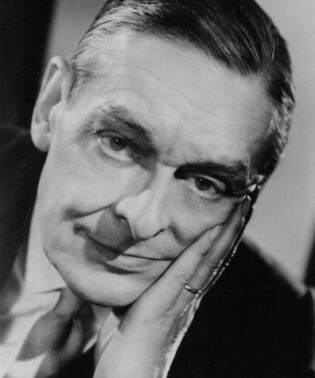Portrait of T.S. Eliot in black and white Portrait of T.S. Eliot in black and white