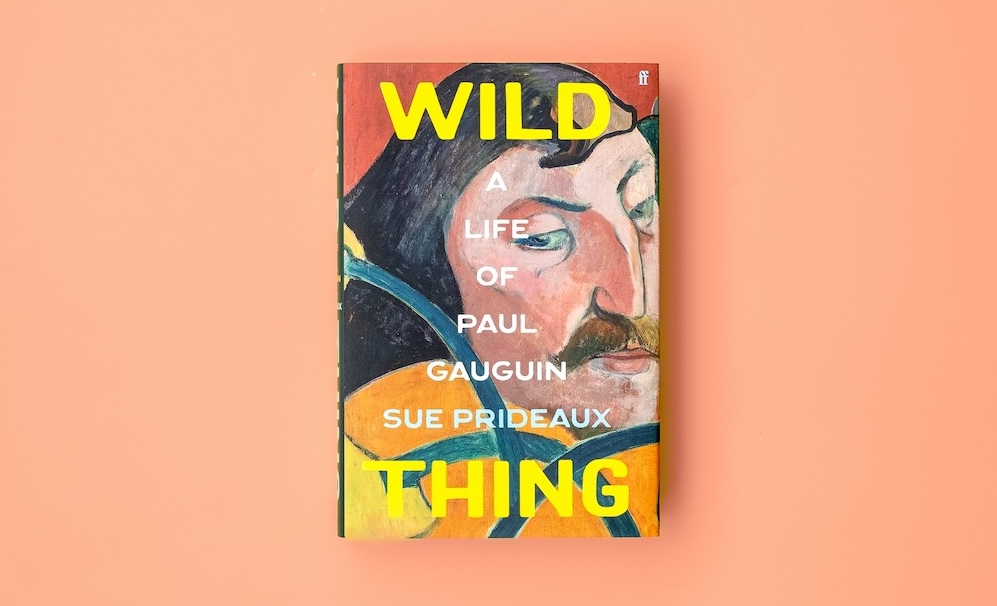 Wild Thing: A Life of Paul Gauguin by Sue Prideaux on a peach-coloured background